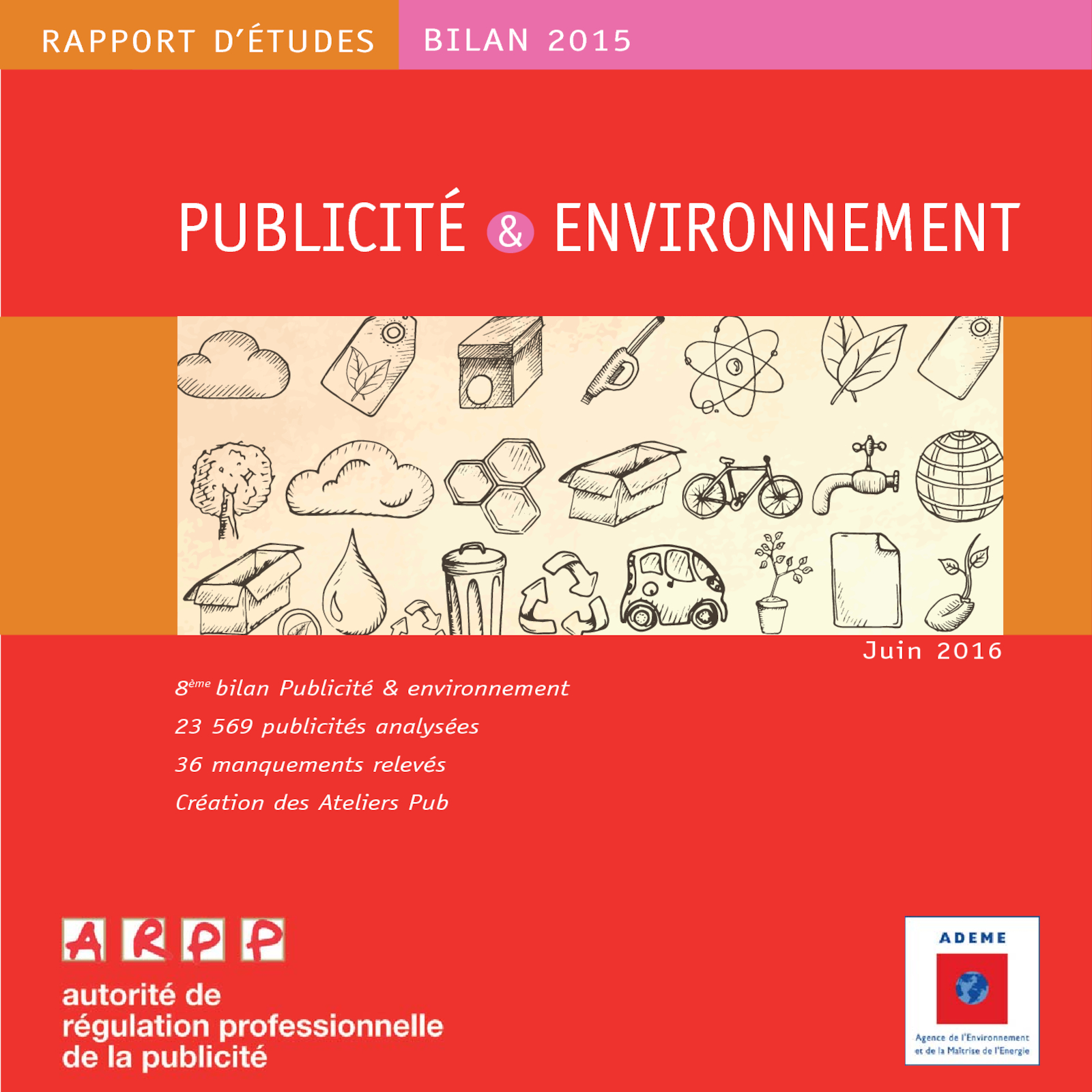 Bilan ARPP/ADEME 2015 "Publicité & Environnement"